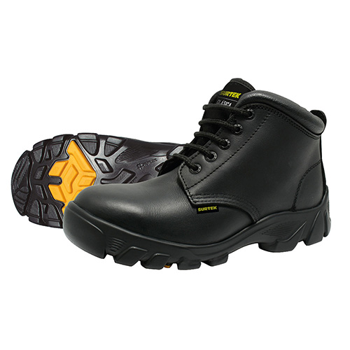 BOTAS DE SEGURIDAD CLASICAS CON CASQUILLO DE ACERO #27.5 CM