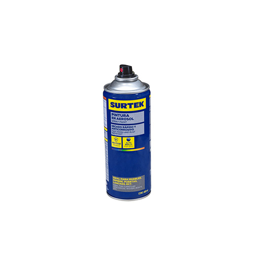 PINTURA EN AEROSOL 400 ML COLOR GRIS MAQUINARIA