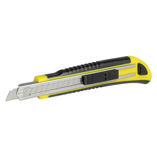 CUTTER CON CUERPO DE PLASTICO DE 9 MM, CAMBIO AUTOMATICO DE NAVAJA