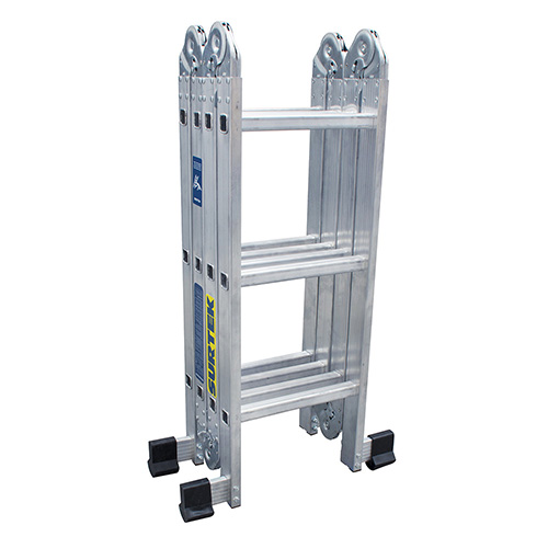 ESCALERA MULTIPOSICIONES TIPO 3 CON 12 PELDAÑOS