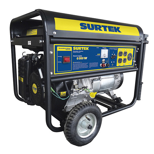 GENERADOR A GASOLINA 6000 W, 390 CC, VOLTAJE DE SALIDA 120 V