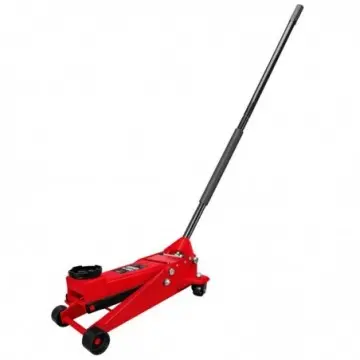 GATO HIDRAULICO DE PATIN CON MANGO DE GRIP PLASTICO ANTIDERRAPANTE, 2 TON