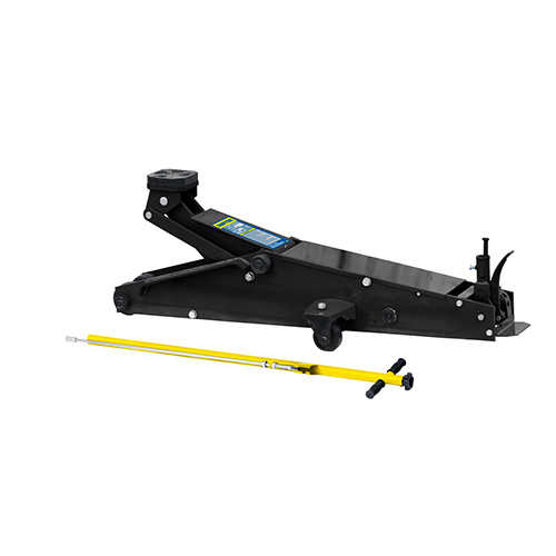 GATO HIDRAULICO DE PATIN CON MANGO DE GRIP PLASTICO ANTIDERRAPANTE, 20 TON