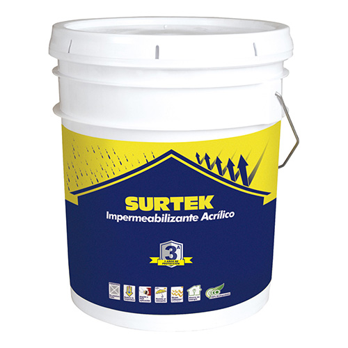 CUBETA DE IMPERMEABILIZANTE 19 LT COLOR BLANCO CON PROTECCION DE 3 AÑOS