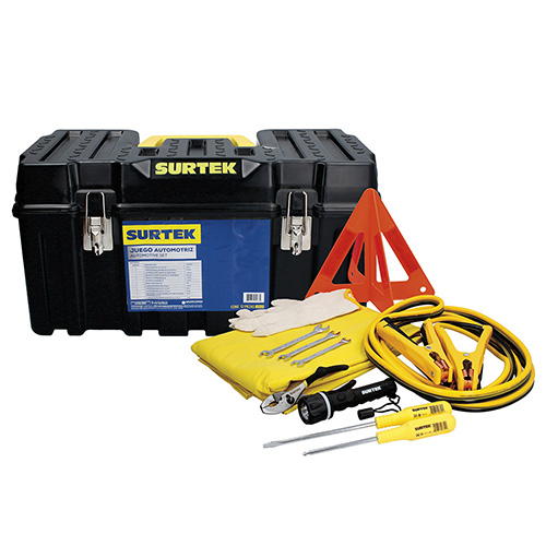 JUEGO COMBINADO DE HERRAMIENTA AUTOMOTRIZ CON CAJA PLASTICA CPS20, 12 PIEZAS