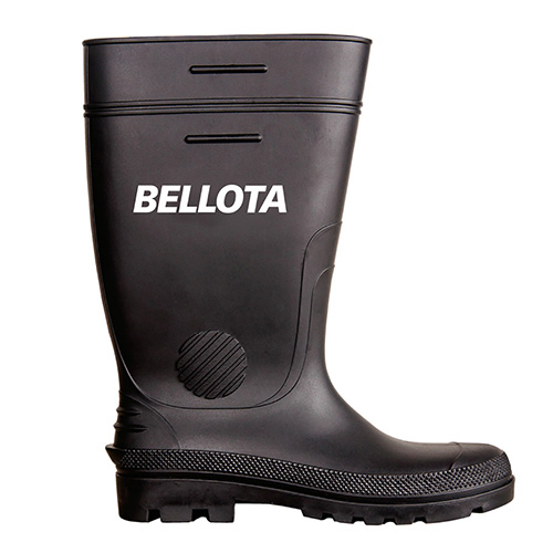BOTA JARDINERA S/CASQUILLO No.24 NEGRA D/PVC (CAJA 6 PZAS.) (2224)