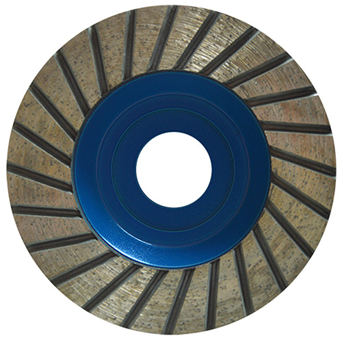 COPA DE DIAMANTE P/MAT. DE CONSTRUCCION EN GENERAL 4 X 1/4 X 7/8 AZUL PLATA P/PI