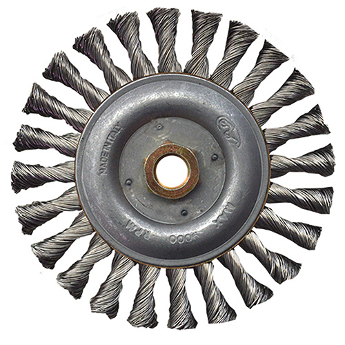 CEPILLO CIRCULAR TRENZADO 6 X 0.020 X 15.9-11 AC. INOX.