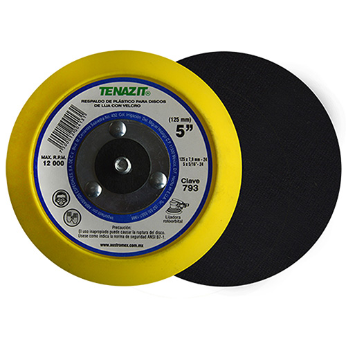 RESPALDO P/DISCO DE LIJA C/VELCRO 5