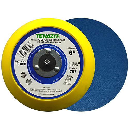 RESPALDO P/DISCOS DE LIJA AUTOADHERIBLE 6