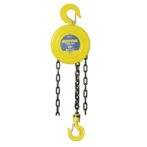 POLIPASTO MANUAL 1 RAMAL 0.5 TON, CADENA 2.5 M