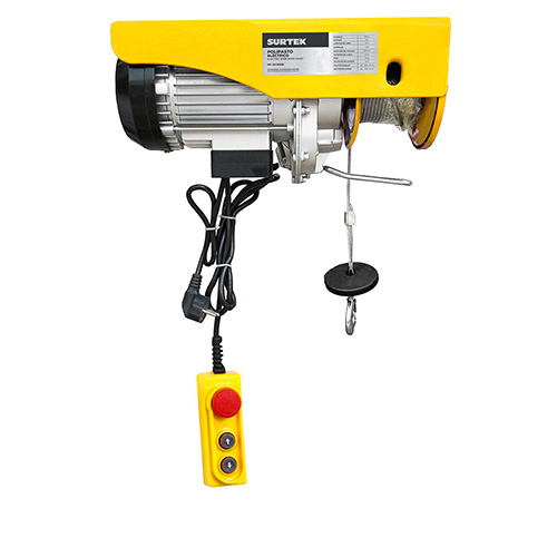 POLIPASTO ELECTRICO 0.6 TON, CABLE 12 M