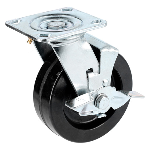 RODAJA FENOLICA GIRATORIA CON FRENO 6"