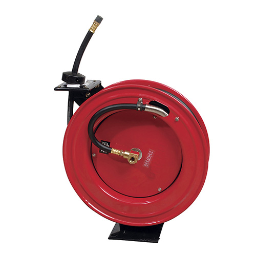 CARRETE PARA MANGUERA DE 3/8", LARGO DE 15.2 M, CAPACIDAD DE 300 PSI