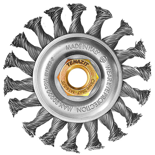 CEPILLO CIRCULAR TRENZADO 4 X 0.020 X 15.9-11 AC. AL CARBON CHIP CUT