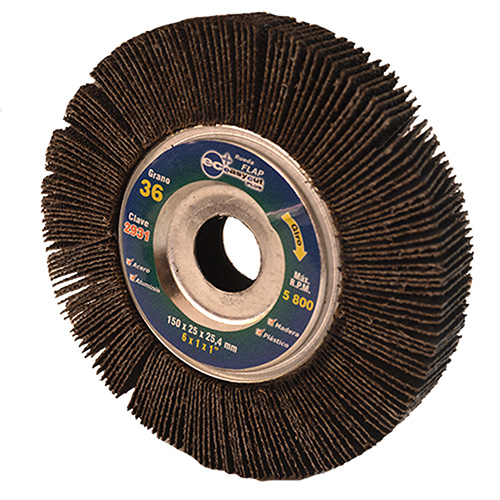 RUEDA FLAP 6 X 1 X 1 GRANO 36 EASY CUT