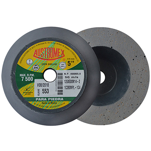 PIEDRA COPA 5 X 2 X 14.2mm (BOSCH) 1C4 VERDE (SHELLAC)