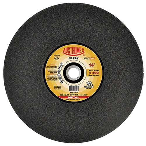 DISCO P/CORTE METAL 14 X 7/64 X 1 (PLANO)