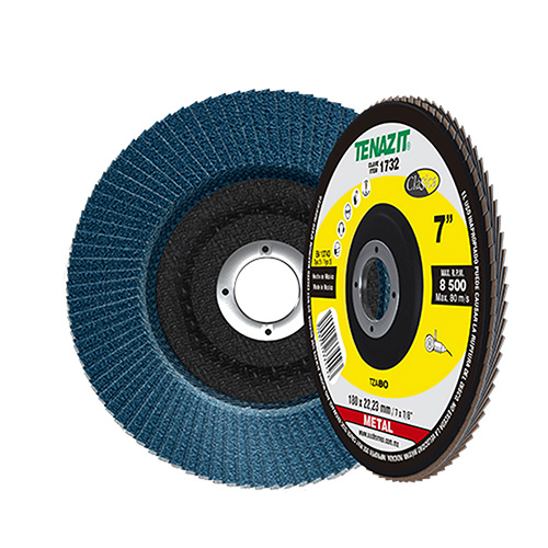 DISCO LAMINADO P/LIJAR ACABADO FINO GRANO 80 7 X 7/8 PREMIUM