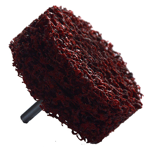 RUEDA DE SUPERLIMPIEZA C/VASTAGO 3 X 1 X 1/4 EXTRA GRUESO (COCADA NEGRA)