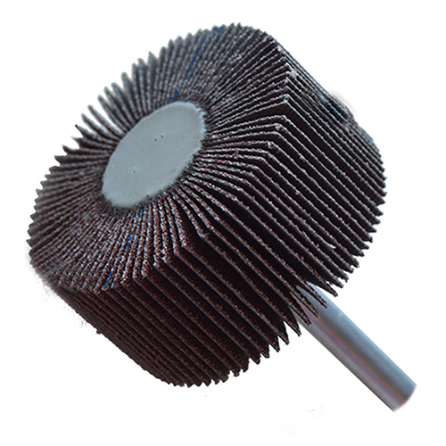 RUEDA FLAP 2 X 3/4 X 1/4 GRANO 80 C/VASTAGO