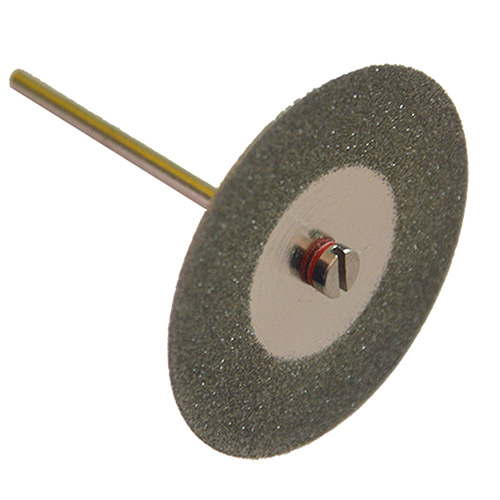 DISCO DE DIAMANTE ELECTRODEPOSITADO 1 1/2 X 1/32 X 6.4 P/PIEDRAS, PLASTICO, VIDR