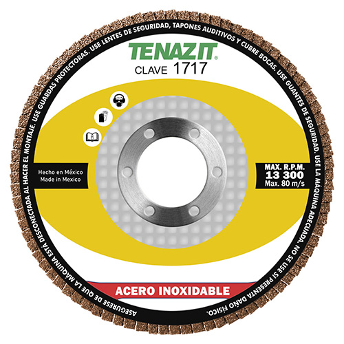 DISCO LAMINADO P/LIJAR ACABADO FINO GRANO 60 4 1/2 X 7/8