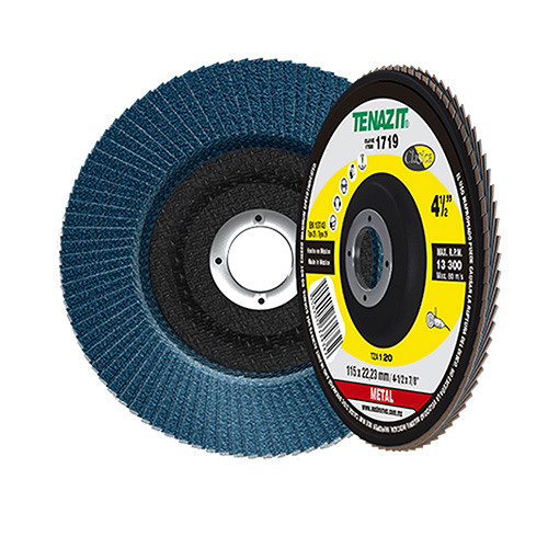 DISCO LAMINADO P/LIJAR ACABADO MUY FINO GRANO 120 4 1/2 X 7/8 PREMIUM