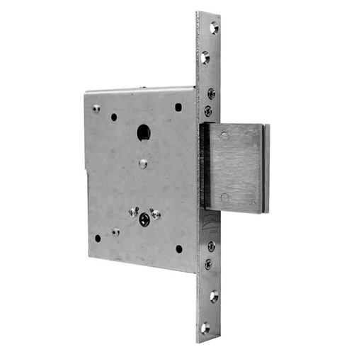 CERRADURA DE SEGURIDAD P/PUERTA PRINCIPAL PLACA TEMPLADA CROMO (PHI-X1100C)