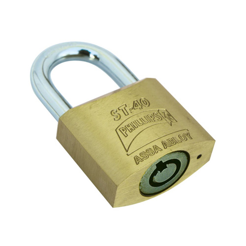 CANDADO LATON C/LLAVE CILINDRICA (PHI-ST40)