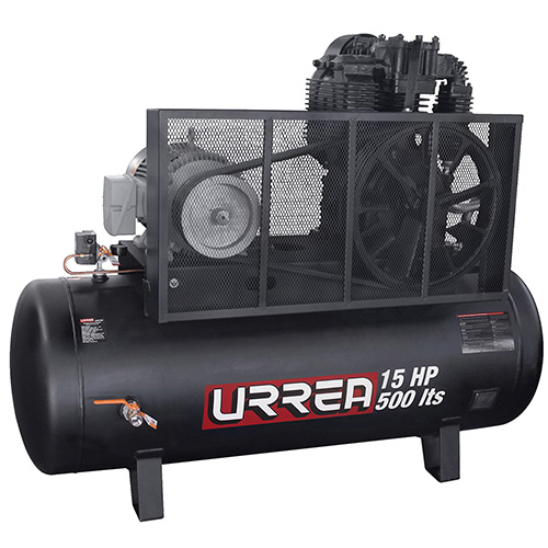 COMPRESOR DE AIRE ELECTRICO DE BANDA 500 LT 15 HP 220 V / 440 V