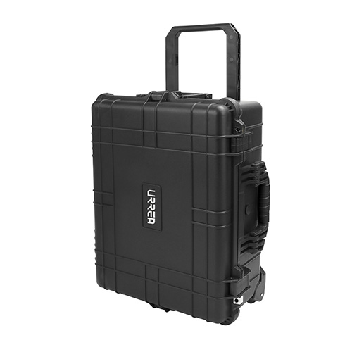 CAJA PORTAHERRAMIENTAS PLASTICA DE SEGURIDAD IMPERMEABLE 24" X 19" X 9" CON RUEDAS