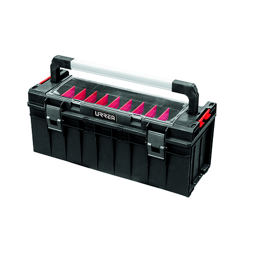 CAJA PORTAHERRAMIENTAS PLASTICA MODULAR CON ORGANIZADOR 25" X 10" X 10"