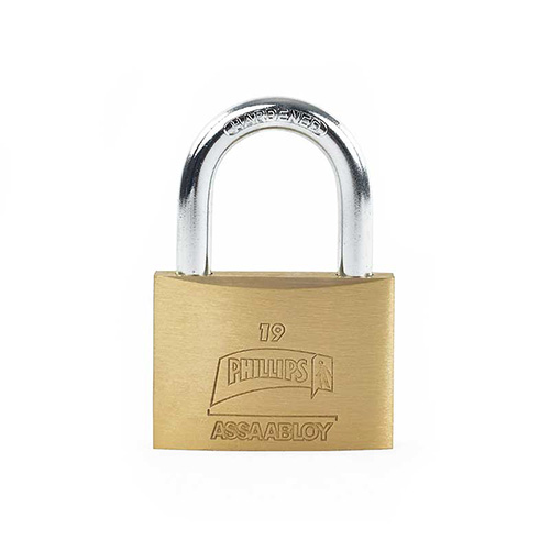 CANDADO ESBELTO GANCHO CORTO LATON (PHI-19)