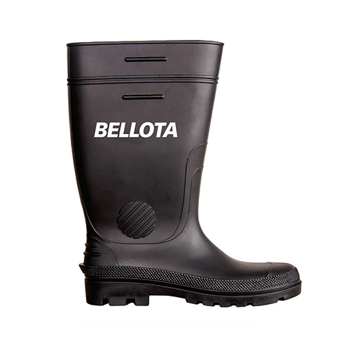 BOTA JARDINERA S/CASQUILLO No.30 NEGRA D/PVC (CAJA 6 PZAS.) (2230)