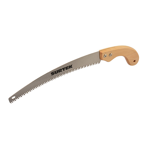 SERRUCHO DE PODA CON MANGO DE MADERA CURVO 14"