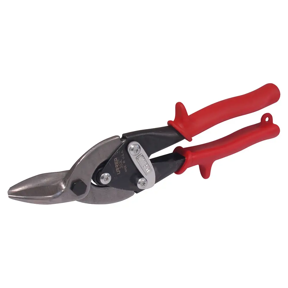 TIJERAS CON MANGO RUBBER GRIP PARA HOJALATERO TIPO AVIACION IZQUIERDA, 10"