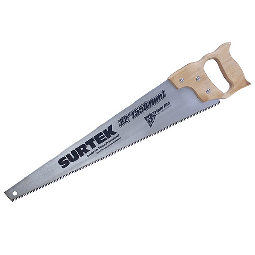 [SUR-120247] SERRUCHO CON MANGO DE MADERA TRIPLE FILO DE 22"