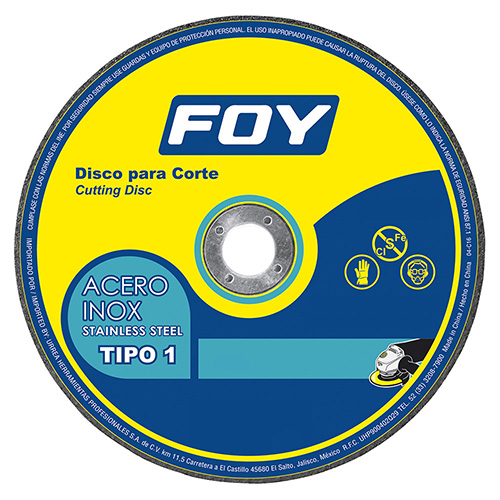 [FOY-143523] DISCO ABRASIVO TIPO 1 PARA METAL 7" X 2 MM
