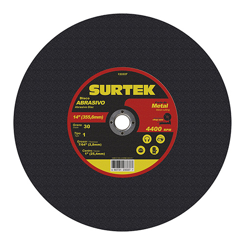 [SUR-123337] DISCO ABRASIVO TIPO 1 PARA METAL 14" X 7/64"
