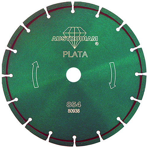 [AUS-854] DISCO DE DIAMANTE P/GRANITO 9 X 5/64 X 7/8 VERDE PLATA TURBO