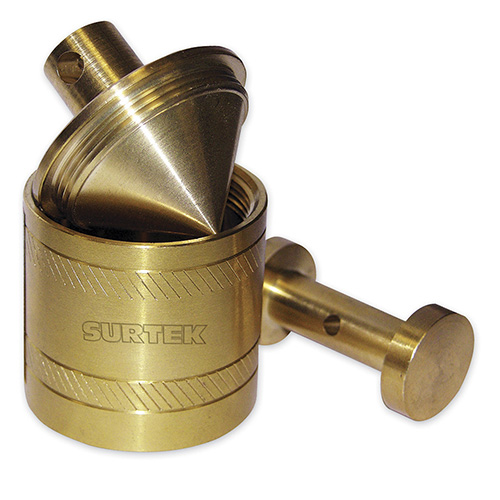 [SUR-123276] PLOMADA DE LATON TIPO BARRIL 580 G