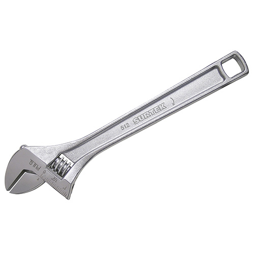 [SUR-512] LLAVE AJUSTABLE CROMADA 12"