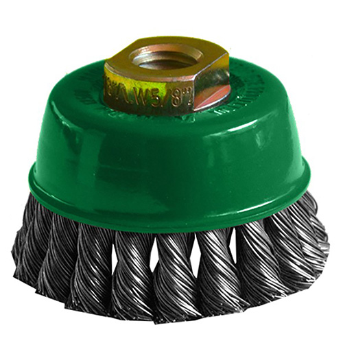 [AUS-1565-D] CEPILLO TIPO COPA TRENZADO 2 3/4 X 0.014 ACERO AL CARBON (MULTIROSCA)