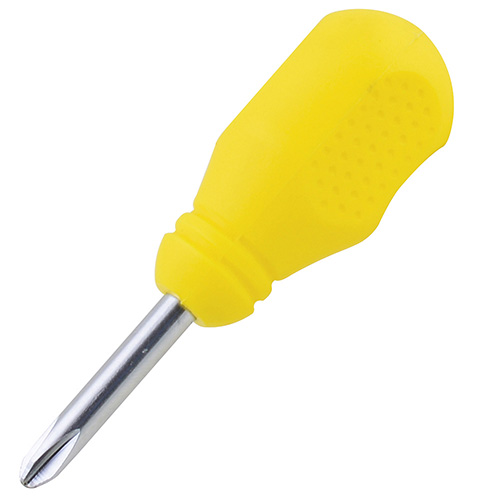 [SUR-D471] DESTORNILLADOR CON MANGO AMARILLO, PUNTA PHILLIPS TIPO TROMPO #2 X 1-3/8"