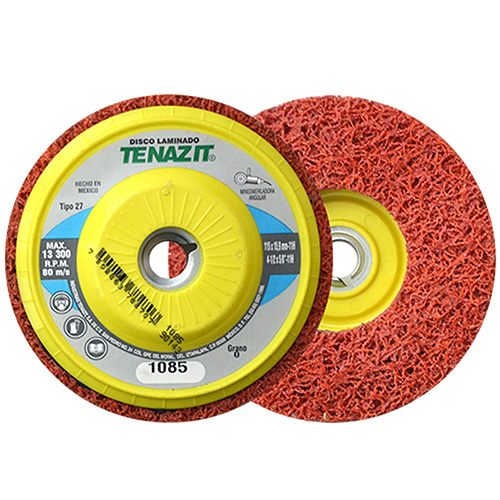 [AUS-1085] DISCO DE FIBRA DE SÚPER LIMPIEZA GRANO EXTRA GRUESO DE 115 X 15.9-11 MM