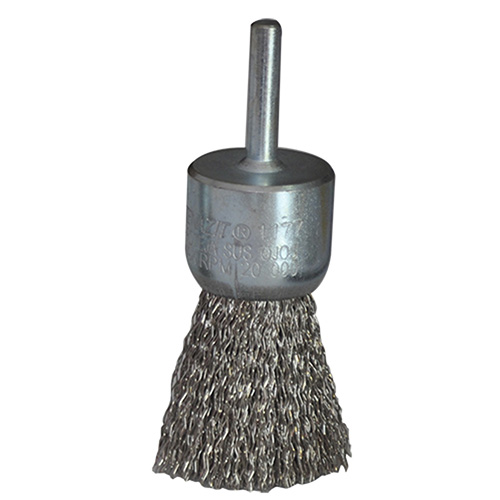 [AUS-1177] CEPILLO TIPO BROCHA ONDULADO CON VASTAGO 30 X 0.30 X 6.4 MM