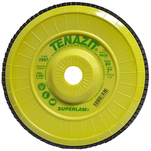 [AUS-2997] DISCO LAMINADO PLASTICO RECORTABLE 7 X 7/8 GRANO 80