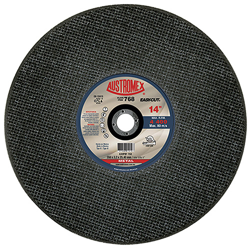 [AUS-768] DISCO P/CORTE METAL 14 X 7/64 X 1 (DOBLE MALLA PLANO) EASY-CUT