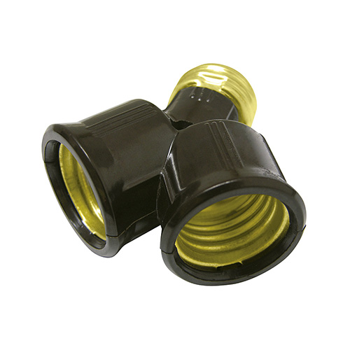 [SUR-136658] PORTALAMPARA DOBLE, COLOR NEGRO